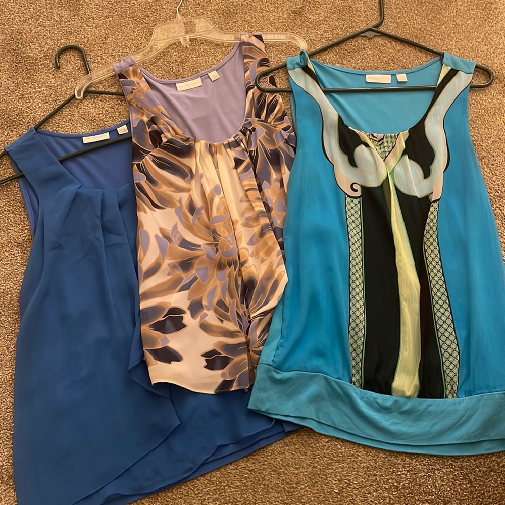 Dressy Tank Top Blouse Bundle 3 tops!